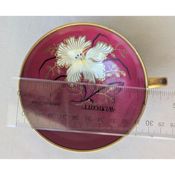 50s Royal Heidelberg Winterling Bavaria Germany White Iris Tea Cup and Saucer - Picture 4 of 9